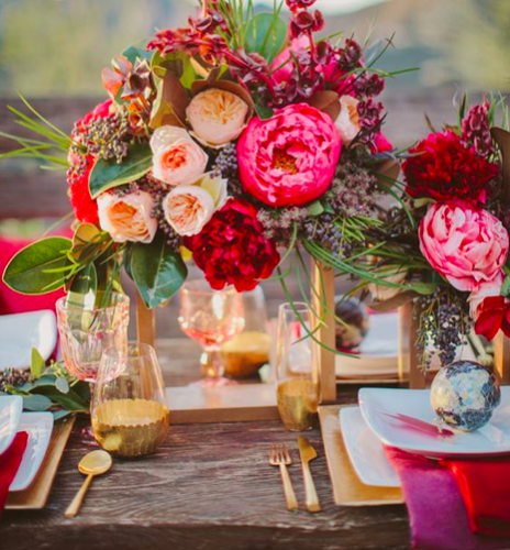 red bouquet