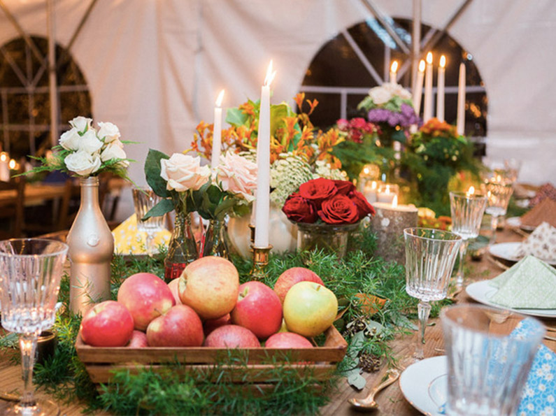 food at wedding