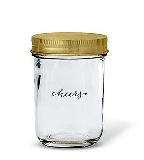 cheers mason jar