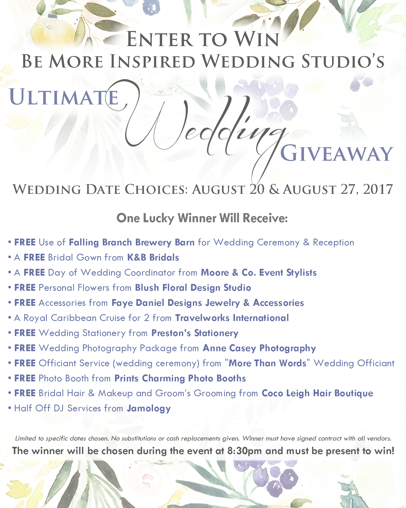 ultimate wedding giveaway