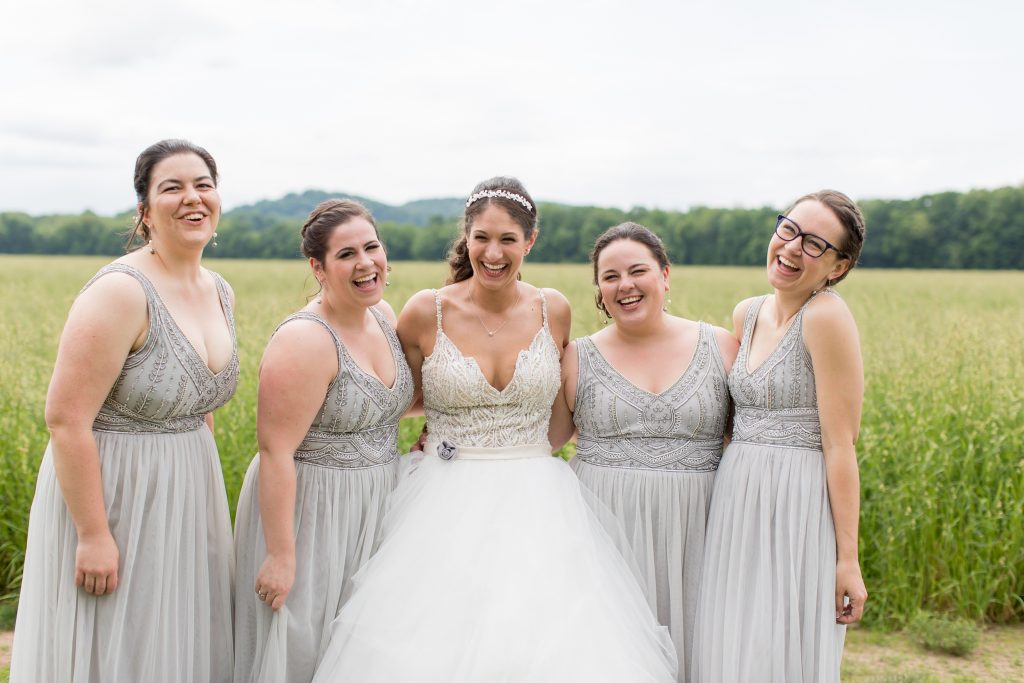 bridal party photos