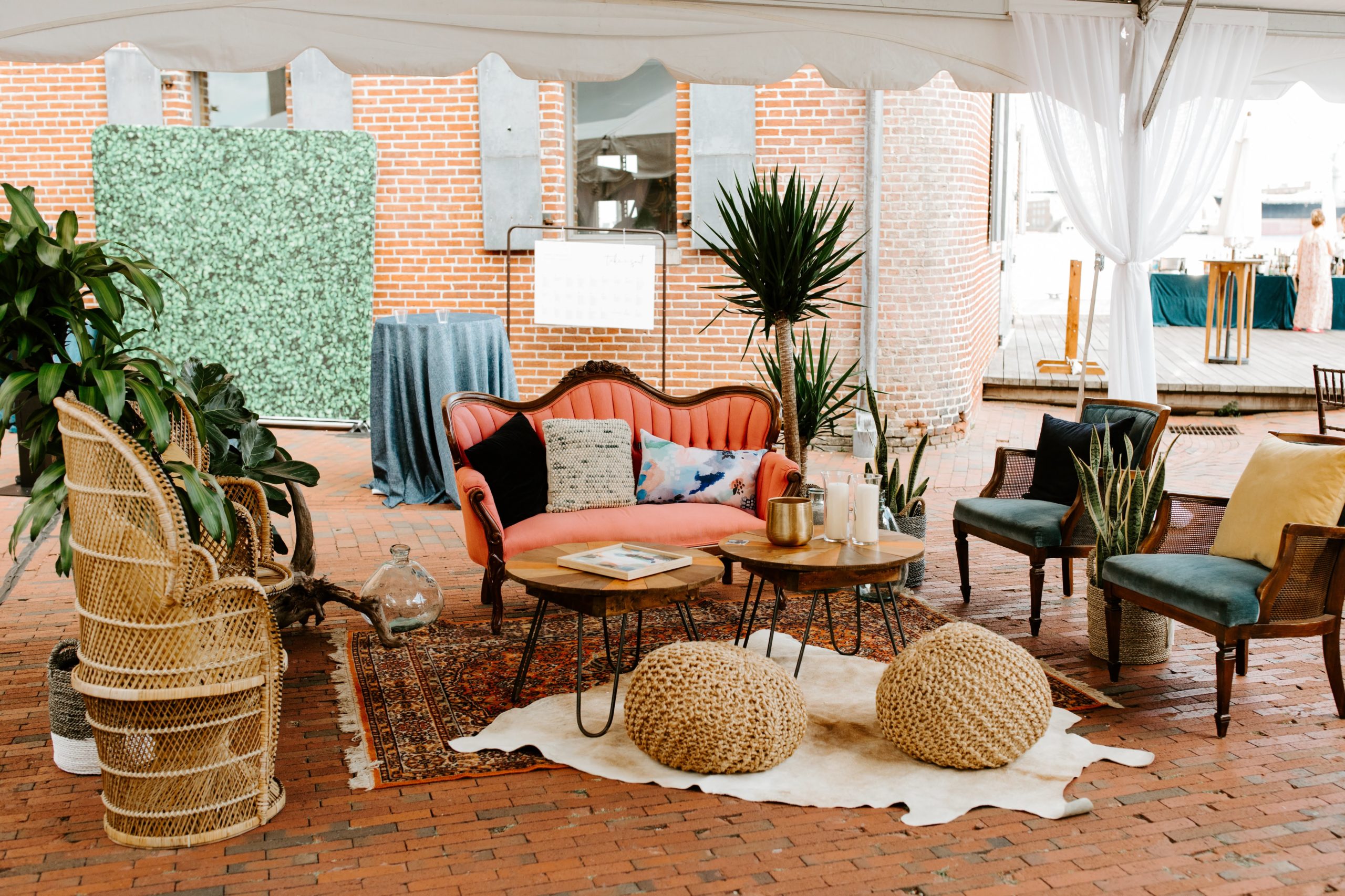 living room decor wedding