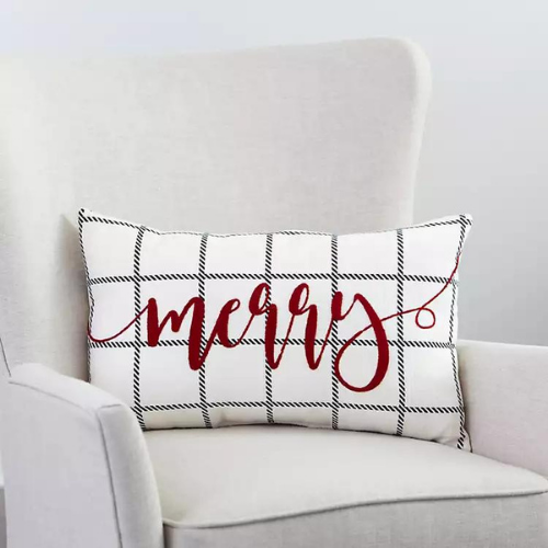 merry christmas pillow