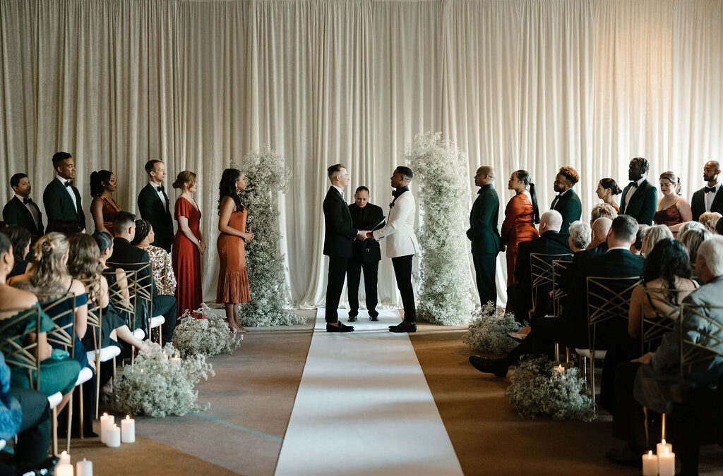 Gatsby Gay Wedding for Military Couple, Kenny & Ryan