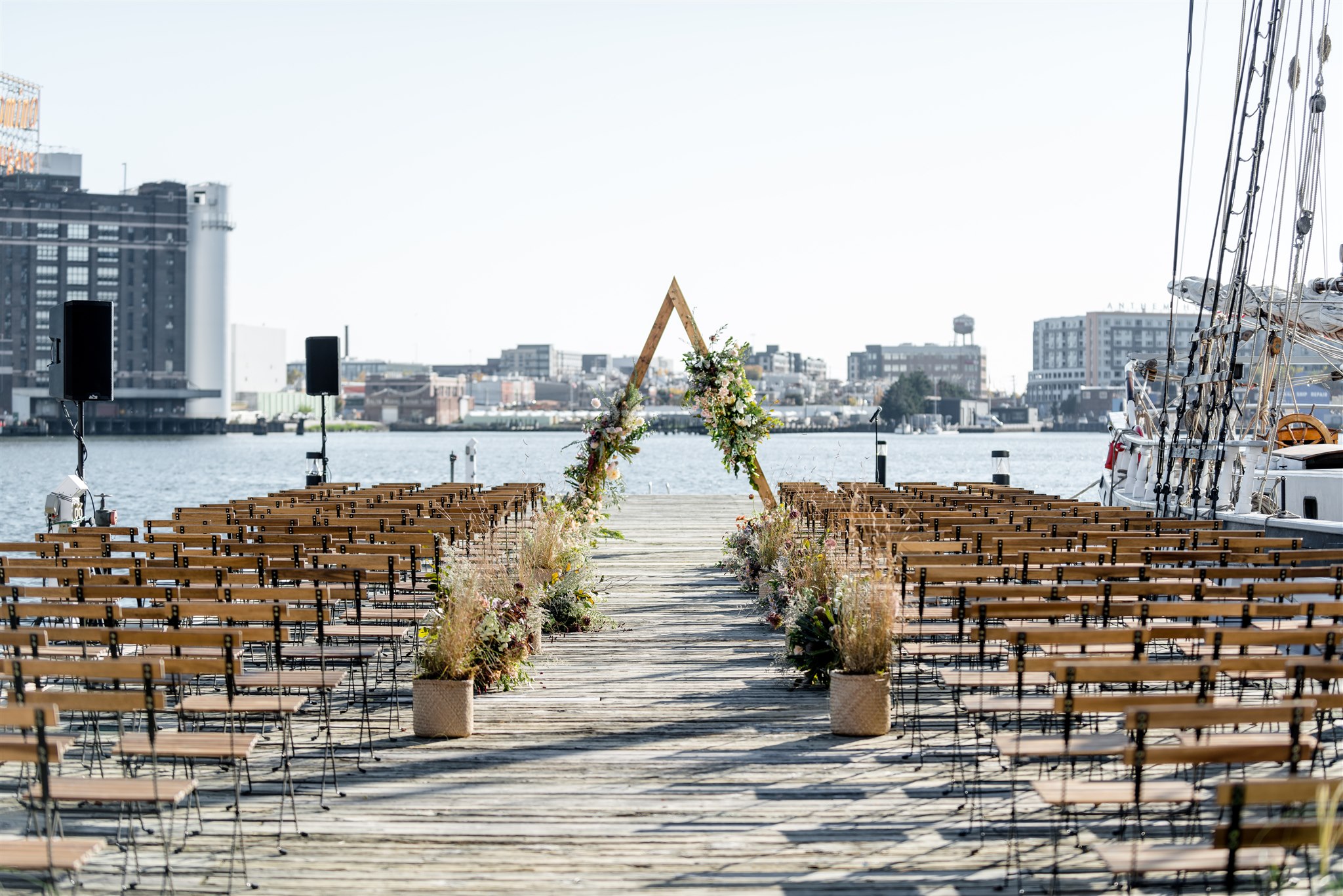 Kate + Taylor's Wedding at Frederick Douglass Maritime Museum