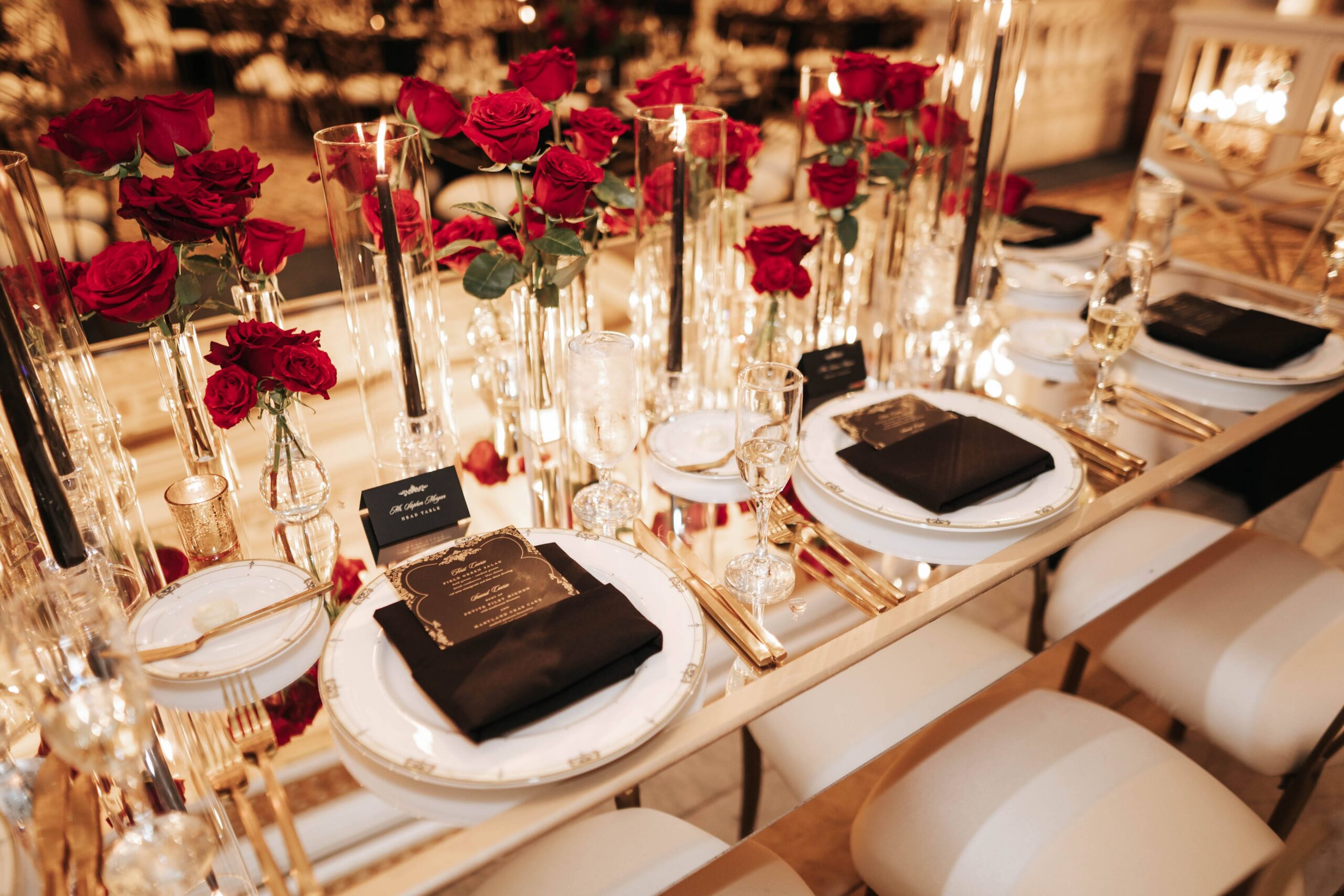 red weding color ideas for your maryland wedding