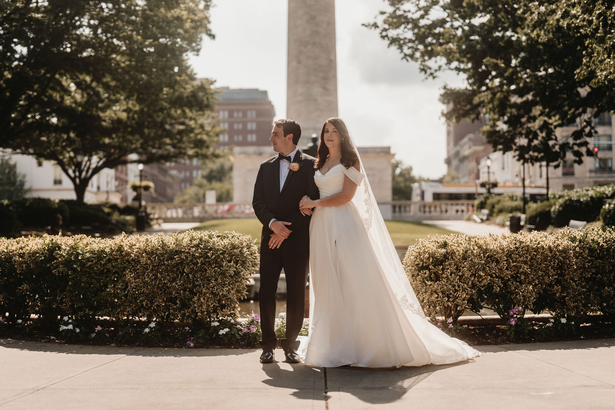 Summer wedding at George Peabody Library