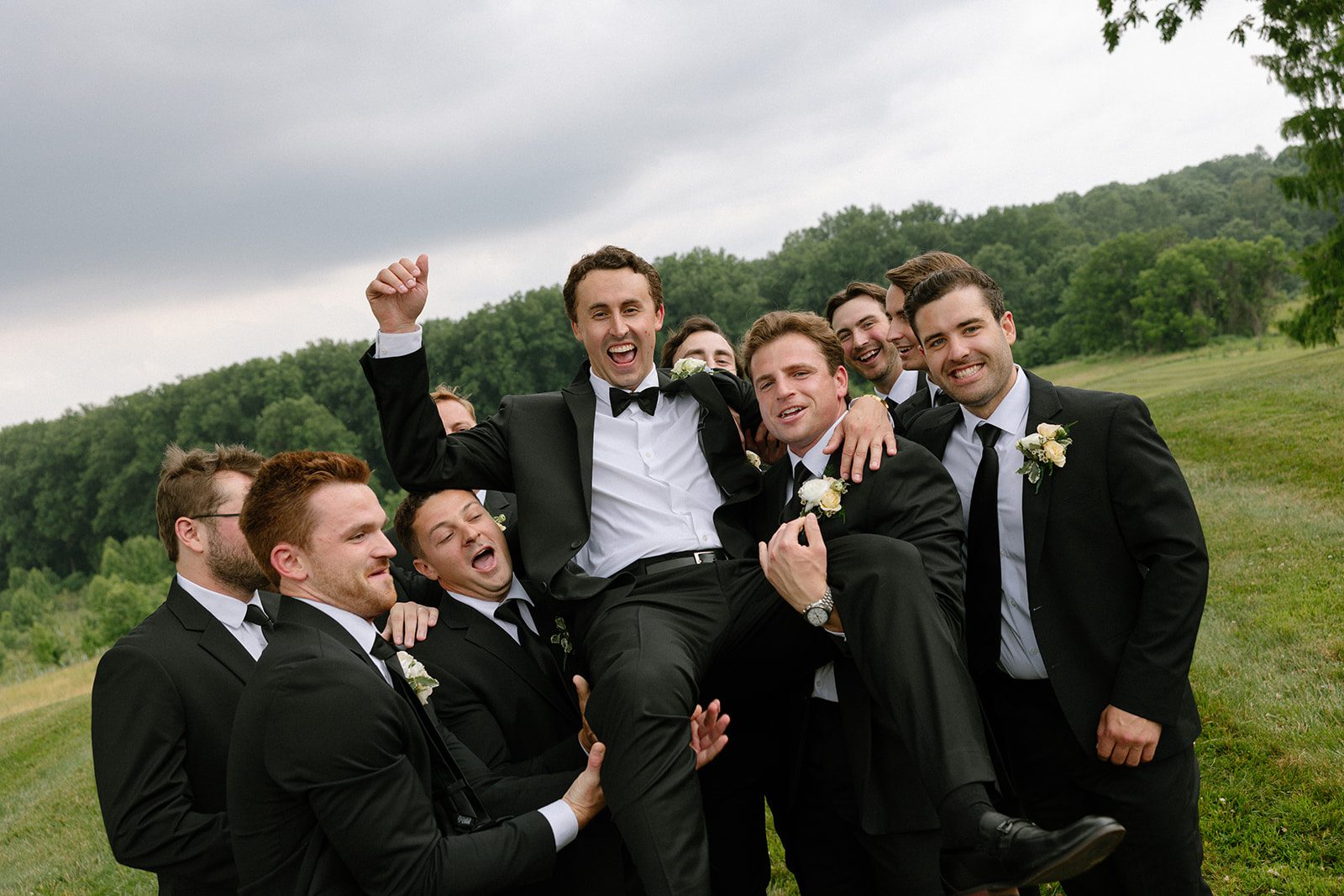 Moore and Co wedding planner organizing a bridal party in Maryland